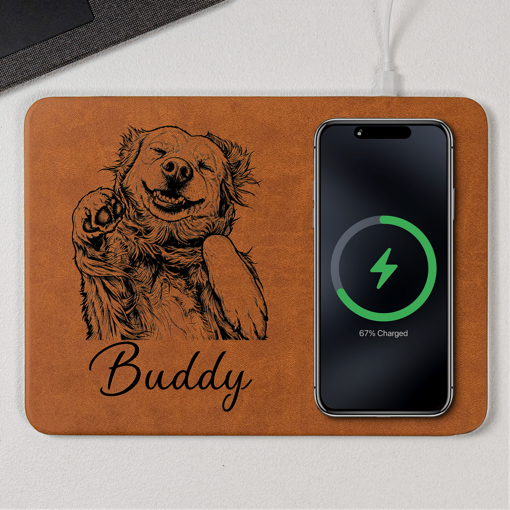 Custom-Pet-Portrait-Sketch-Line-Art-Gift-For-Pet-Lovers-Personalized-Charging-Pad8