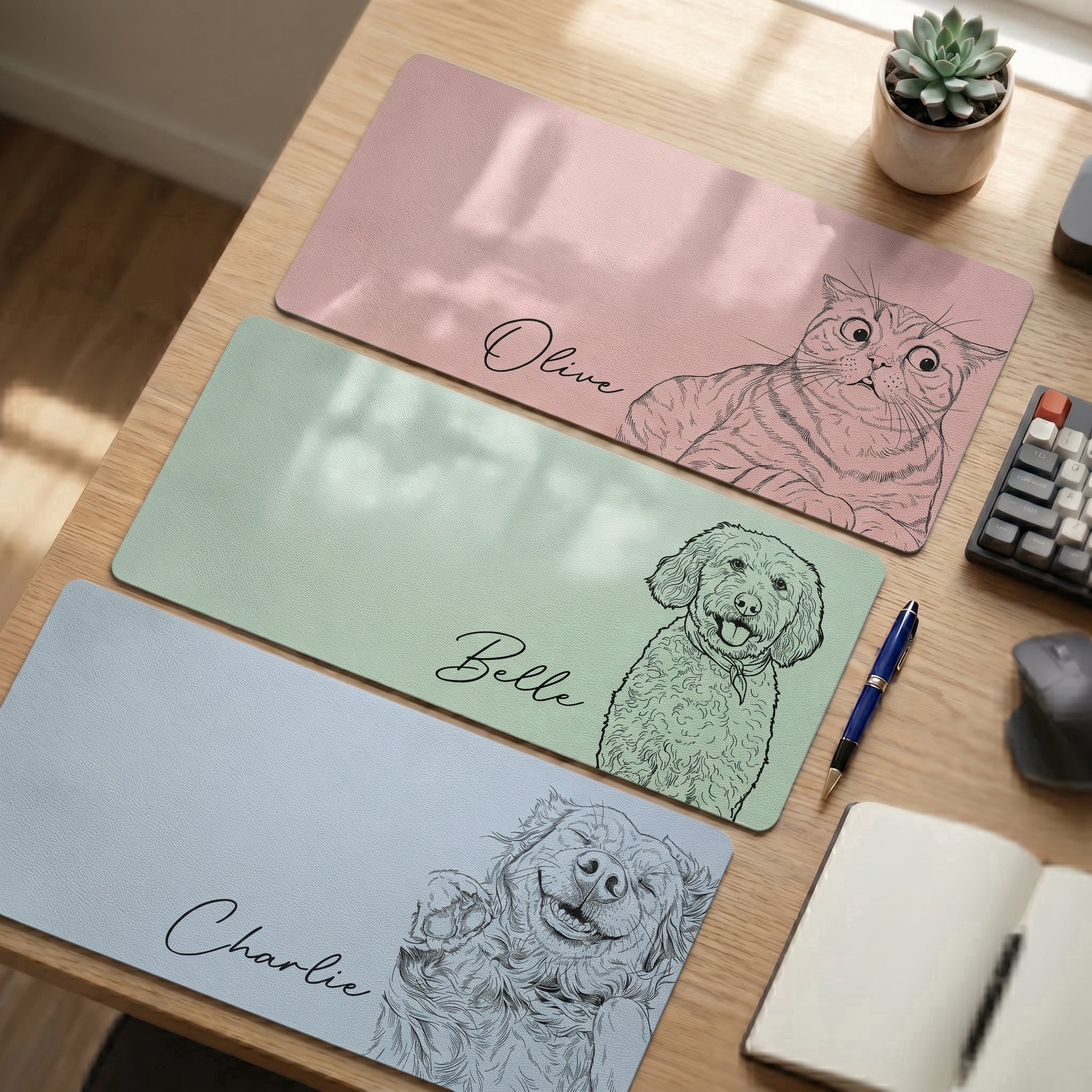 Custom_Pet_Portrait_Sketch_Line_Art_Gift_For_Pet_Lovers_Personalized_Desk_Mat_1