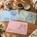 Custom-Pet-Portrait-Sketch-Line-Art-Gift-For-Pet-Lovers-Personalized-Pet-Feeding-Mat-1
