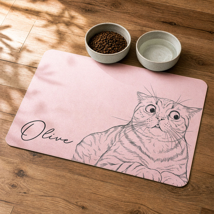 Custom-Pet-Portrait-Sketch-Line-Art-Gift-For-Pet-Lovers-Personalized-Pet-Feeding-Mat-4