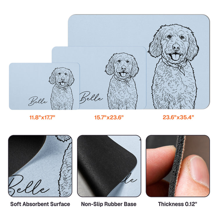 Custom-Pet-Portrait-Sketch-Line-Art-Gift-For-Pet-Lovers-Personalized-Pet-Feeding-Mat-6