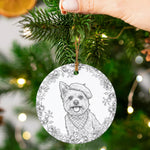 Custom-Pet-Portrait-Sketch-Line-Art-Memorial-Christmas-Gifts-Personalized-Ornament-3