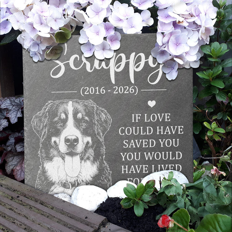 Custom-Pet-Portrait-Sketch-Line-Art-Memorial-Gift-For-Pet-Owner-Personalized-Garden-Stone-2