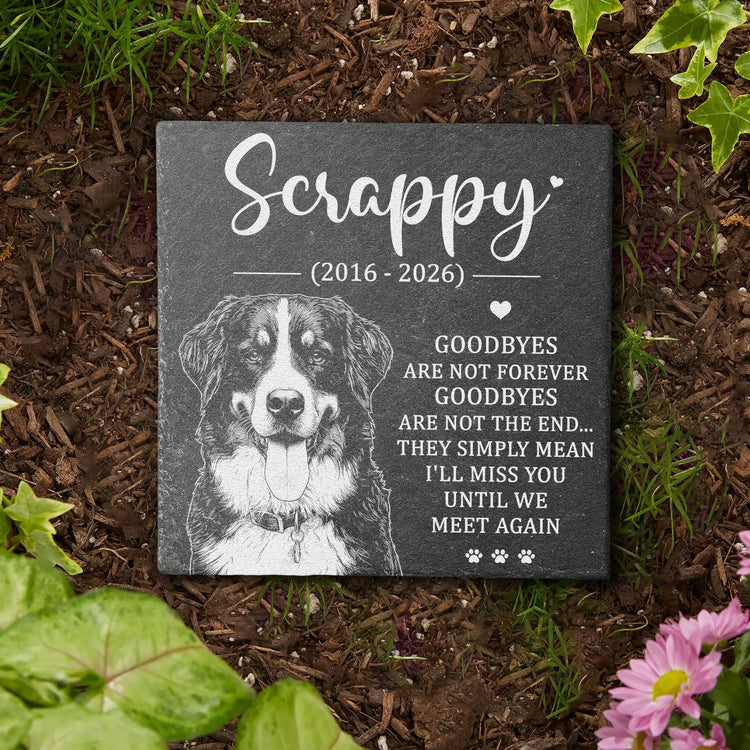 Custom-Pet-Portrait-Sketch-Line-Art-Memorial-Gift-For-Pet-Owner-Personalized-Garden-Stone-4