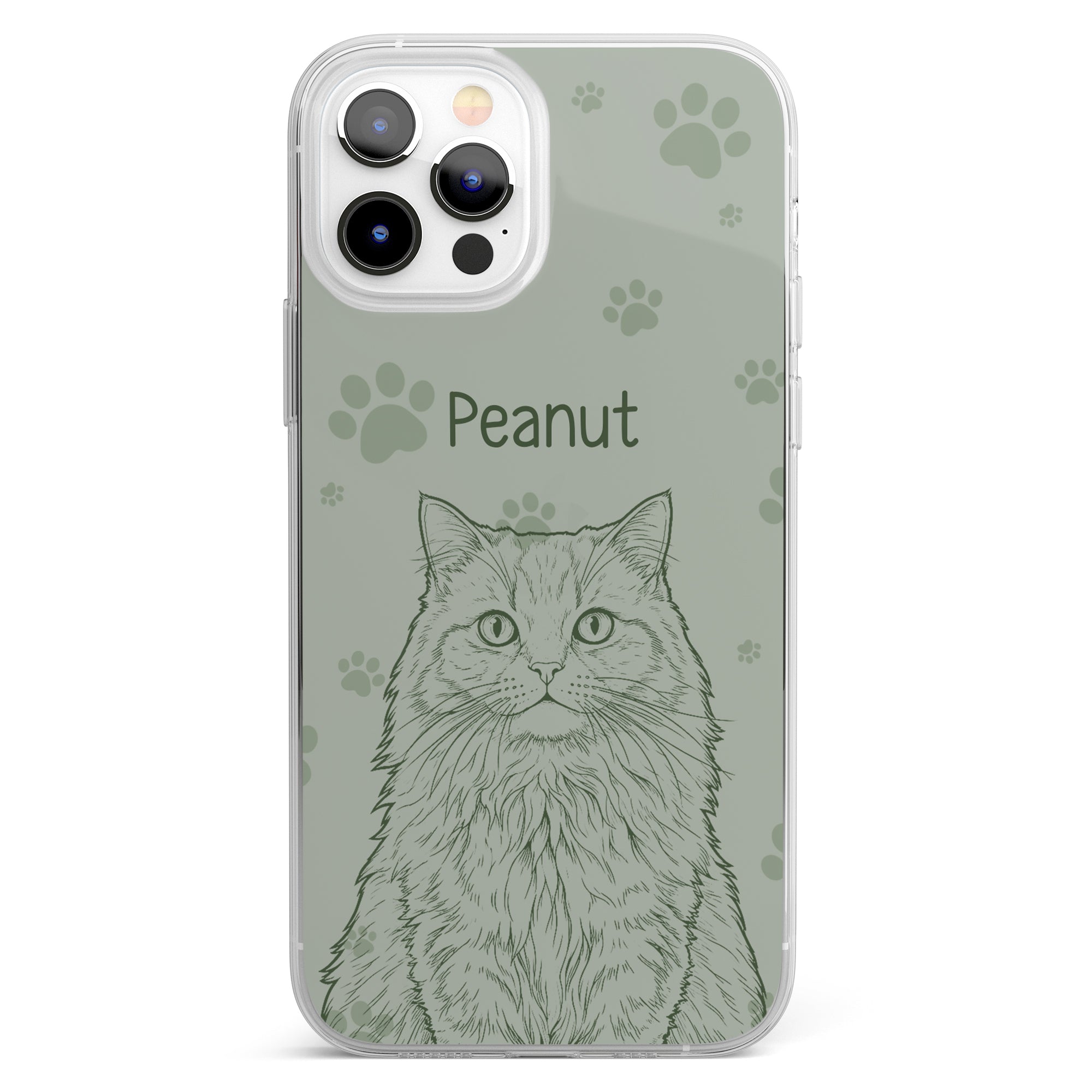 Custom-Pet-Portrait-Sketch-Line-Art-New-Version-Gifts-For-Pet-Lovers-Personalized-Phone-Case-2