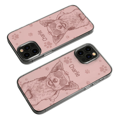 Custom-Pet-Portrait-Sketch-Line-Art-New-Version-Gifts-For-Pet-Lovers-Personalized-Phone-Case-7