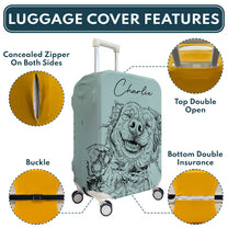 Custom-Pet-Portrait-Sketch-Line-Art-Personalized-Luggage-Cover-6