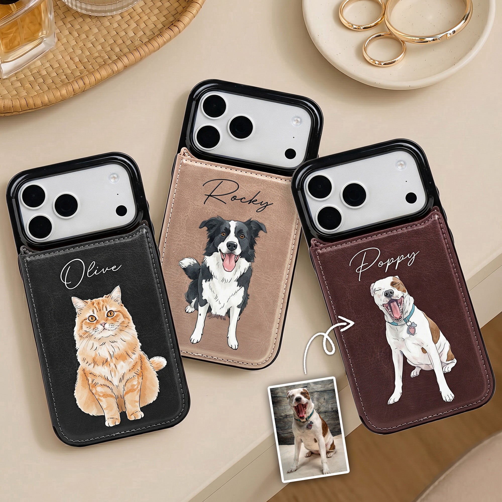 Custom_Pet_Portrait_Sketch_Line_Art_Personalized_Phone_Case_1