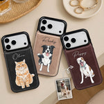 Custom_Pet_Portrait_Sketch_Line_Art_Personalized_Phone_Case_1