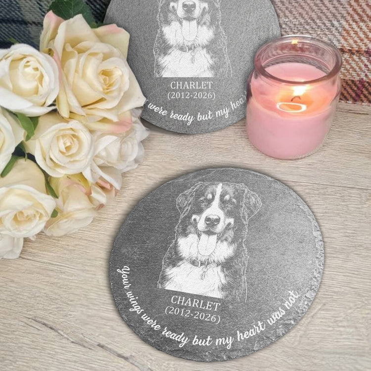 Custom-Pet-Portrait-Sketch-Line-Art-Pet-Loss-Gift-For-Pet-Owner-Personalized-Garden-Stone-4