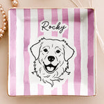 Custom_Pet_Portrait_Sketch_Line_Art_Striped_Pattern_Personalized_Jewelry_Dish_2