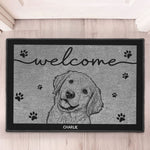 Custom-Pet-Portrait-Sketch-Line-Art-Welcome-Home-Personalized-Doormat-2