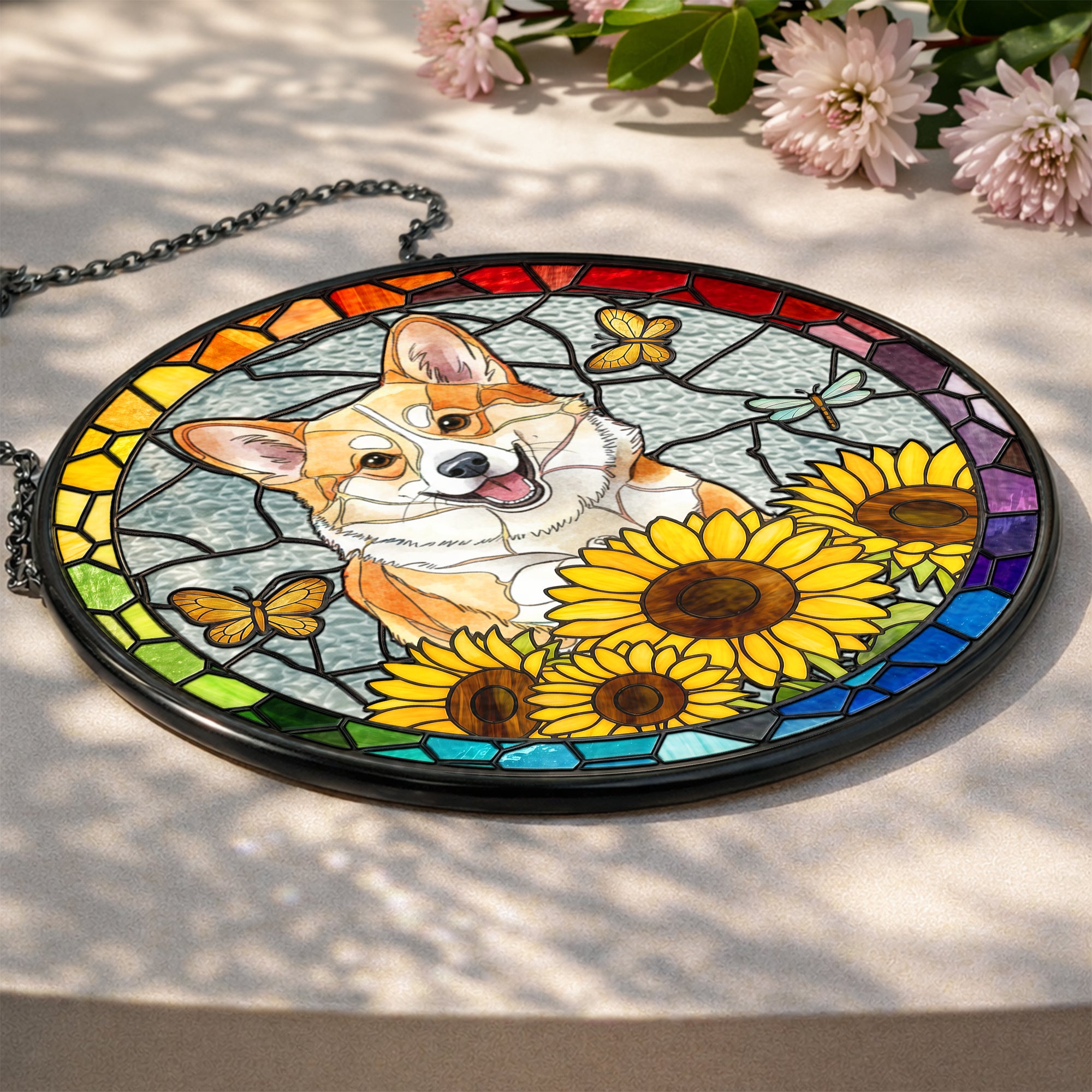 Custom-Pet-Portrait-Stained-Glass-Personalized-Window-Hanging-Suncatcher-3