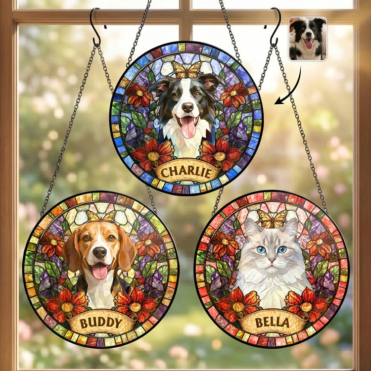 Custom-Pet-Portrait-Stained-Glass-Style-Gift-For-Pet-Lovers-Personalized-Window-Hanging-Suncatcher-1