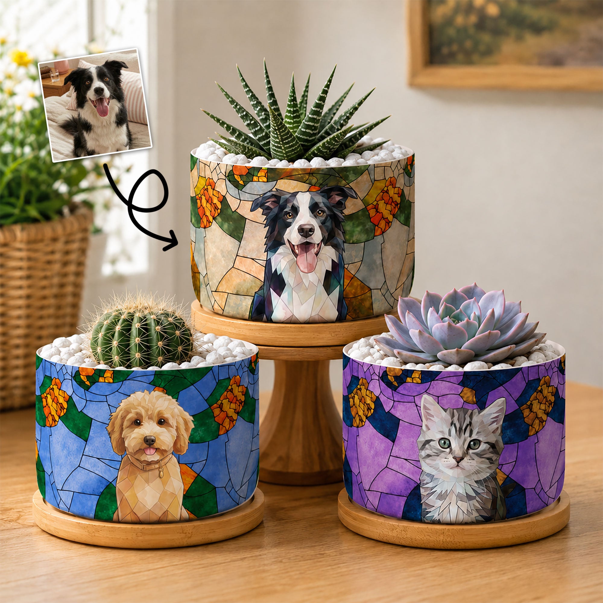 Custom-Pet-Portrait-Stained-Glass-Style-Gift-For-Pet-Owners-Personalized-Plant-Pot-1