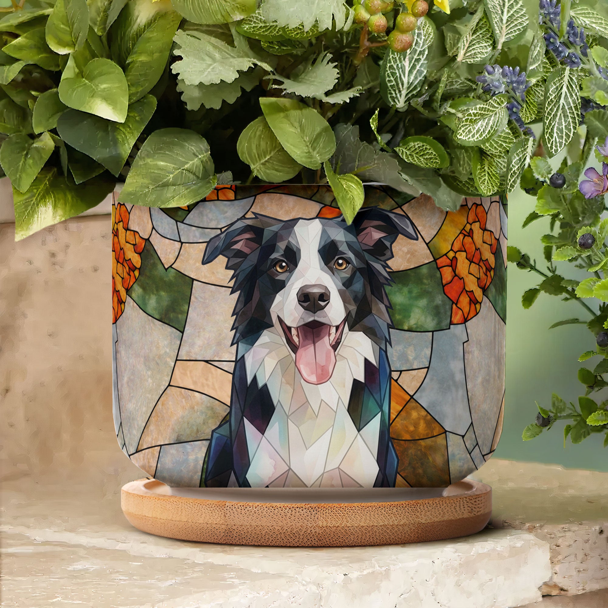 Custom-Pet-Portrait-Stained-Glass-Style-Gift-For-Pet-Owners-Personalized-Plant-Pot-3