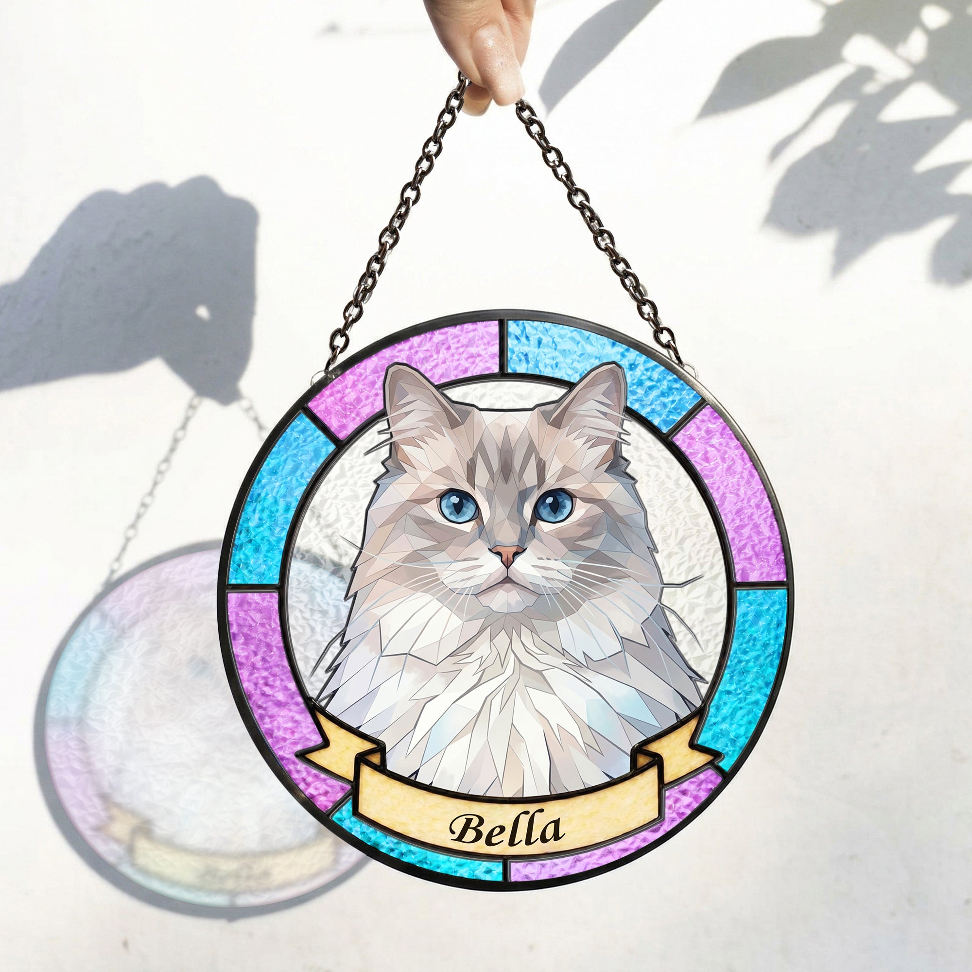 Custom-Pet-Portrait-Stained-Glass-Style-Gift-For-Pet-Owners-Personalized-Window-Hanging-Suncatcher-6