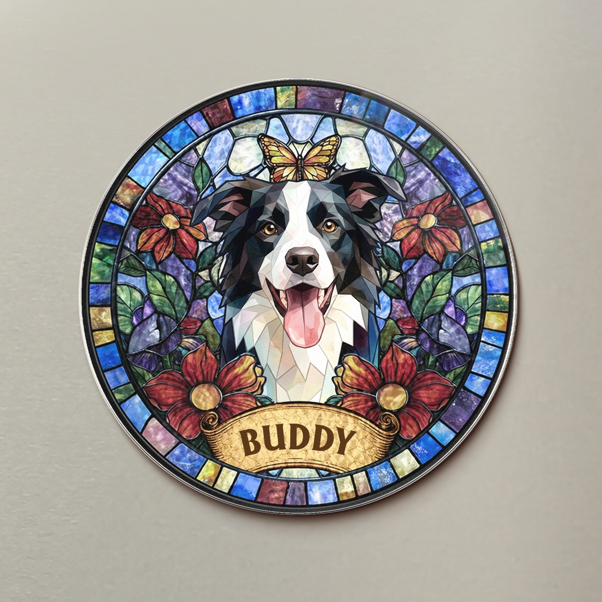 Custom-Pet-Portrait-Stained-Glass-Style-Gifts-For-Pet-Owners-Personalized-Magnet-3