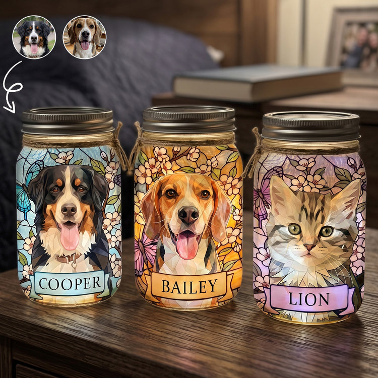 Custom-Pet-Portrait-Stained-Glass-Style-Personalized-Mason-Jar-Light-1