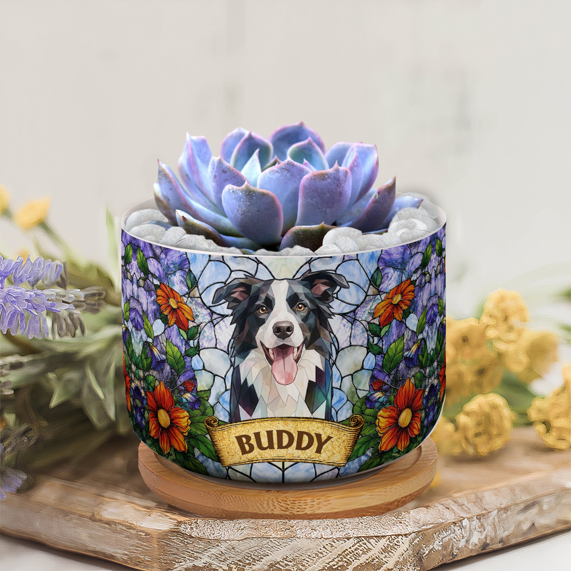 Custom-Pet-Portrait-Stained-Glass-Style-Pet-Loss-Gift-For-Pet-Owners-Personalized-Plant-Pot-3