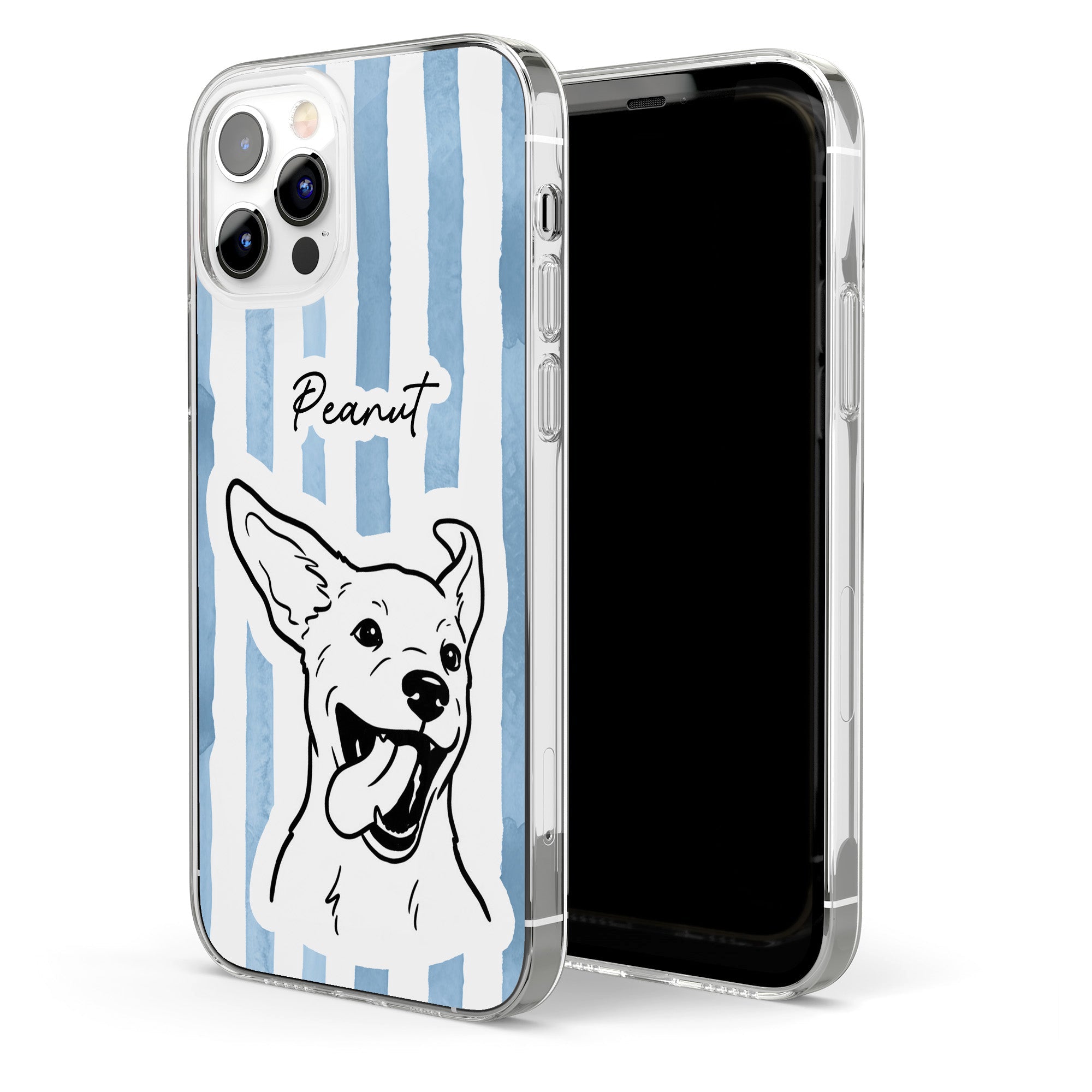 Custom_Pet_Portrait_Stripes_Pattern_Personalized_Phone_Case_5