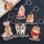 Custom-Pet-Portrait-Turn-Photo-Into-Art,-Gifts-For-Dog-Lovers,-Cat-Lovers-Personalized-Keychain-1