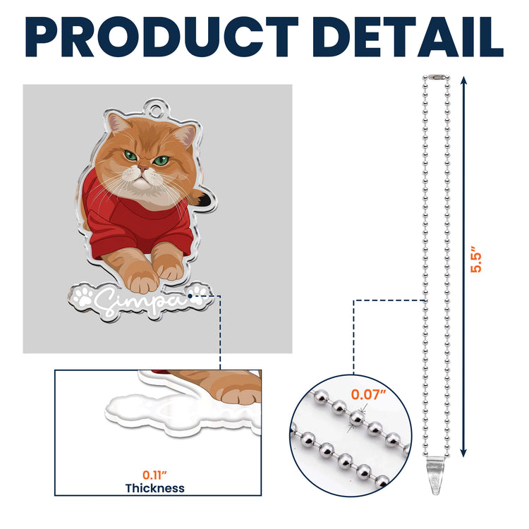 Custom-Pet-Portrait-Turn-Photo-Into-Art,-Gifts-For-Dog-Lovers,-Cat-Lovers-Personalized-Rear-View-Mirror-Accessory-5