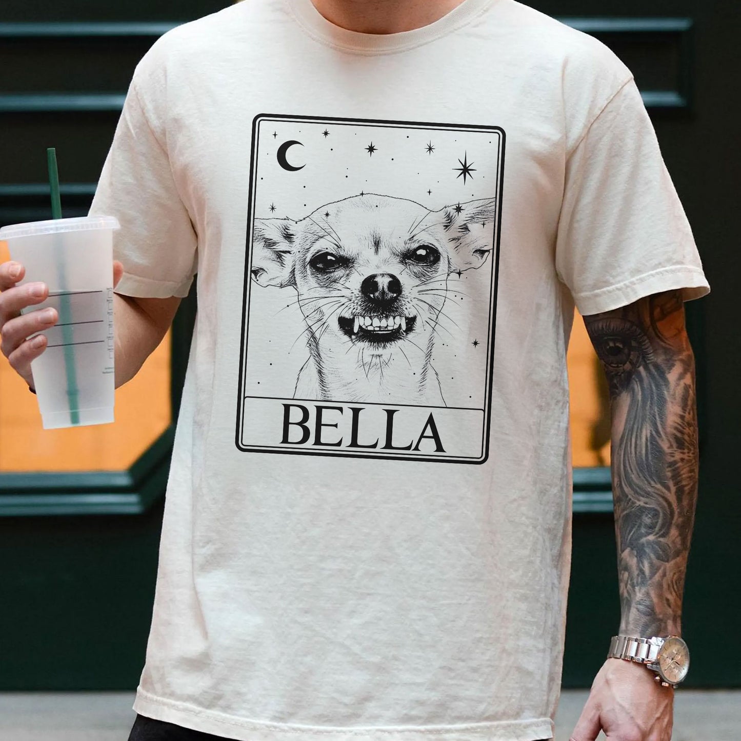 Custom-Pet-Portrait-Vintage-Version-Personalized-Shirt-4