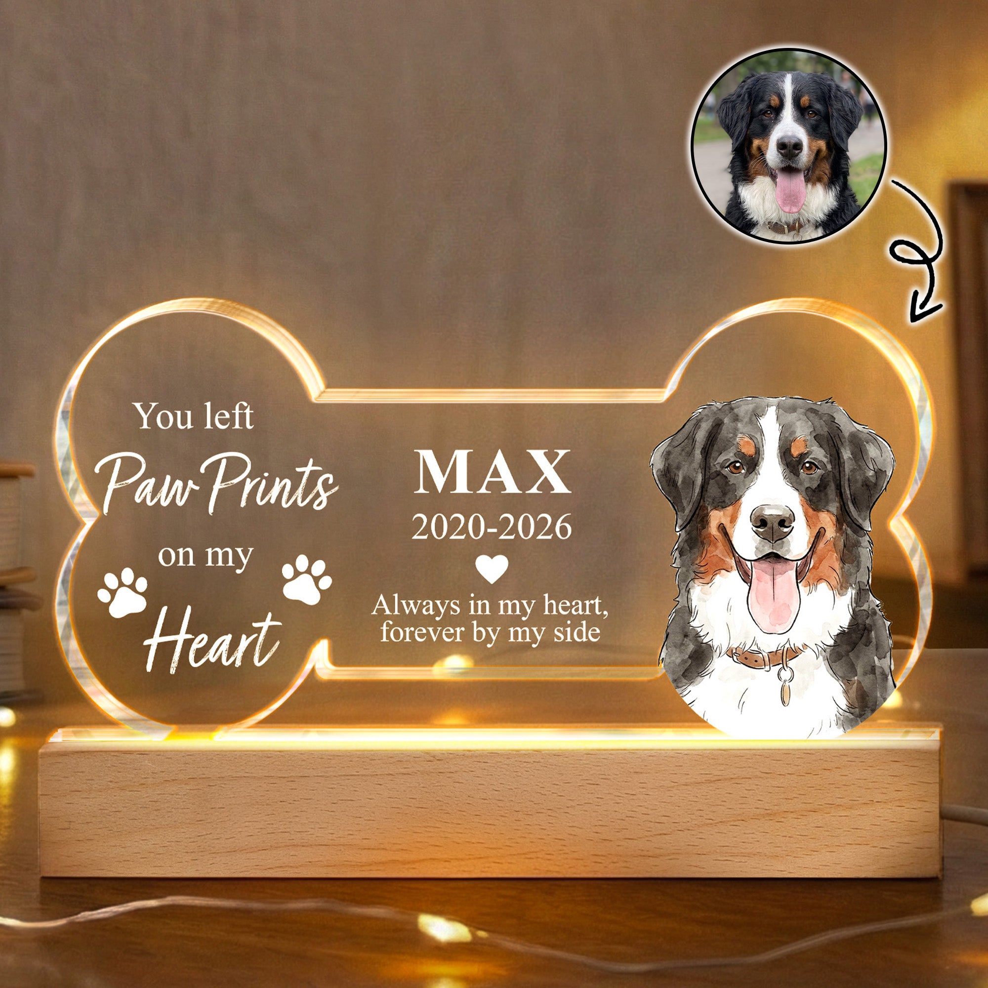 Custom-Pet-Portrait-Watercolor-Art-Always-In-My-Heart-Personalized-Night-Light-1
