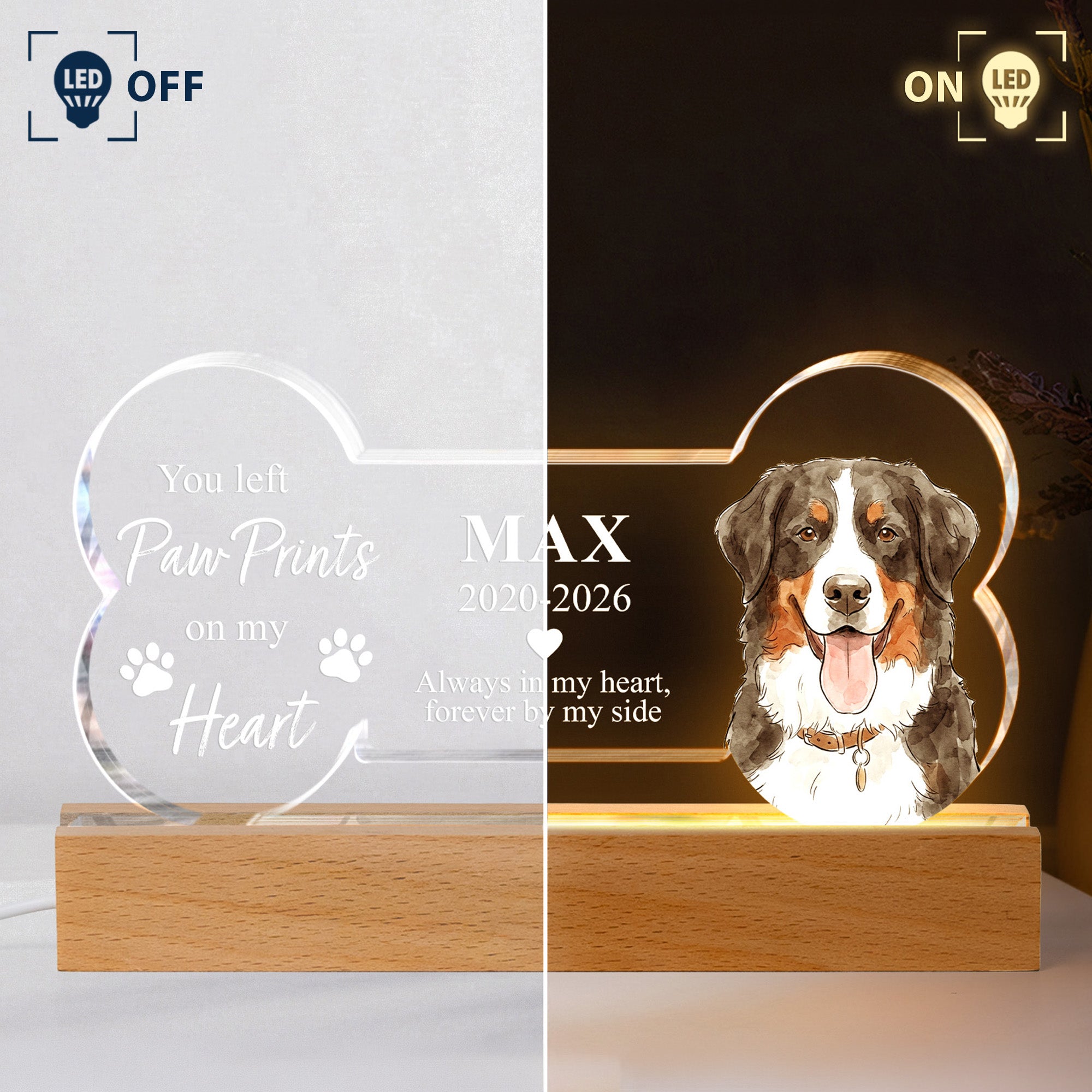 Custom-Pet-Portrait-Watercolor-Art-Always-In-My-Heart-Personalized-Night-Light-3