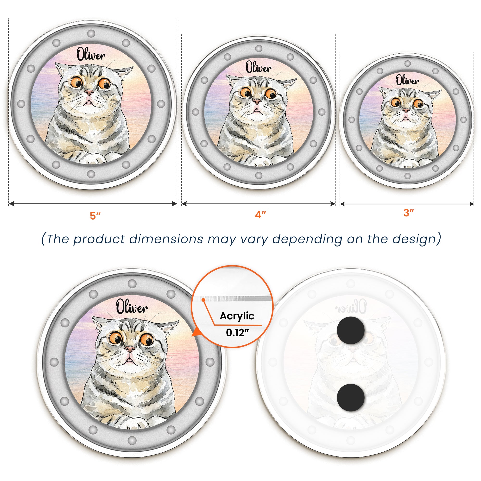 Custom-Pet-Portrait-Watercolor-Art-Funny-Cruise-Door-Decor-Personalized-Magnet-6