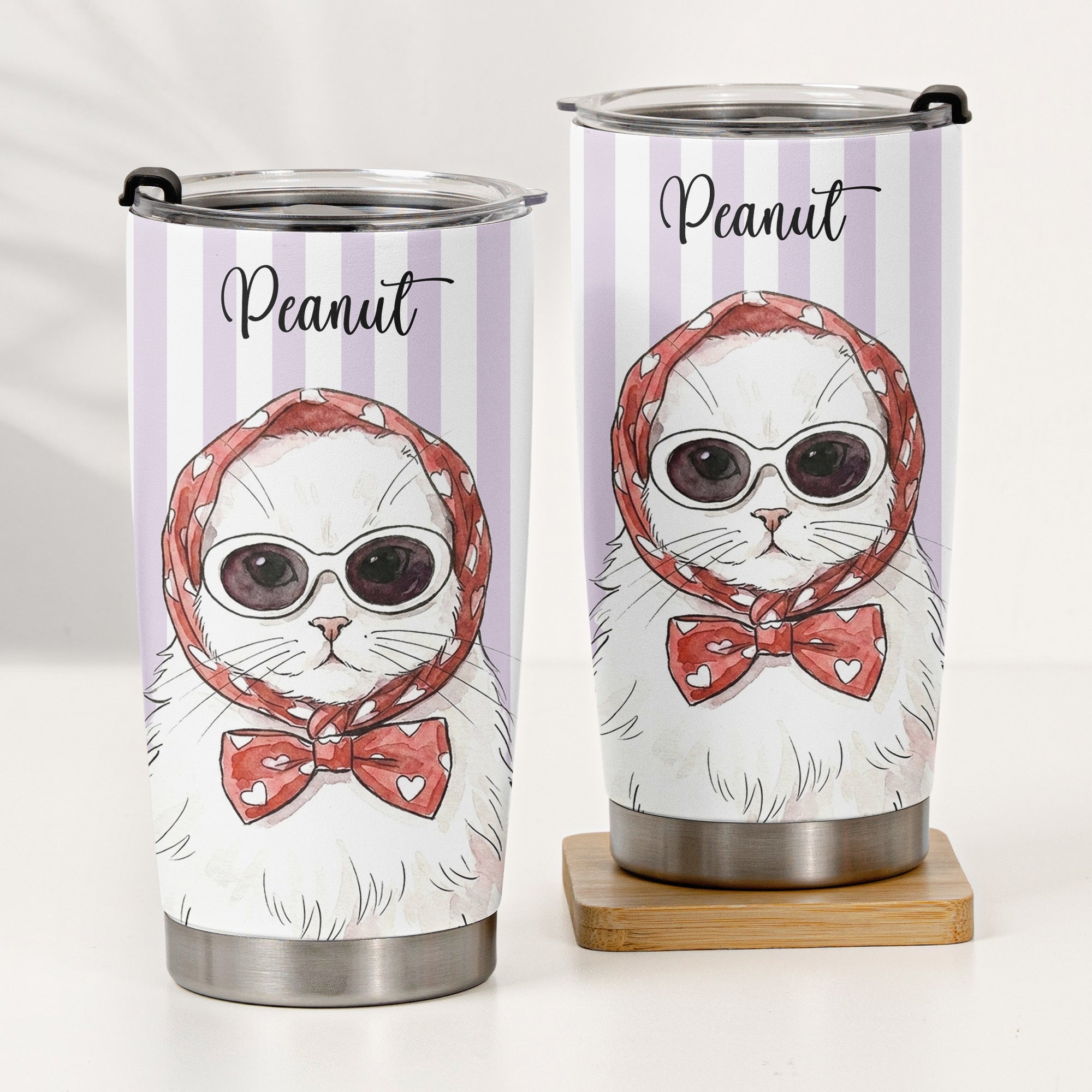 Custom-Pet-Portrait-Watercolor-Art-Gift-For-Dog-Mom-Cat-Mom-Personalized-Tumbler-Cup-3
