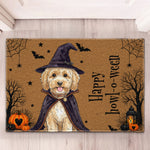 Custom-Pet-Portrait-Watercolor-Art-Happy-Halloween-Personalized-Doormat-3