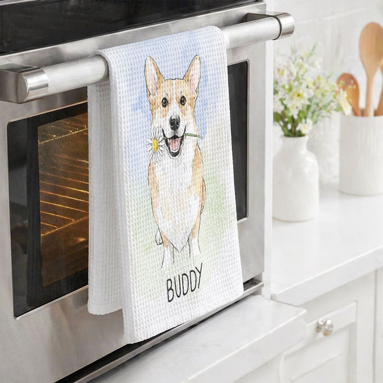 Custom-Pet-Portrait-Watercolor-Art-New-Home-Gifts-For-Pet-Lovers-Personalized-Kitchen-Towel-4