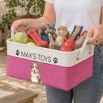 Custom_Pet_Portrait_Watercolor_Art_Personalized_Storage_Basket_2