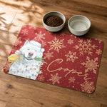 Custom-Pet-Portrait-Watercolor-Art-Snowflake-Christmas-Personalized-Pet-Feeding-Mat-1