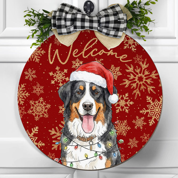 Custom-Pet-Portrait-Watercolor-Art-Snowflake-Christmas-Personalized-Wood-Sign-3