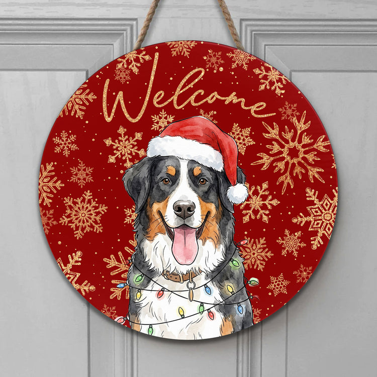 Custom-Pet-Portrait-Watercolor-Art-Snowflake-Christmas-Personalized-Wood-Sign-4