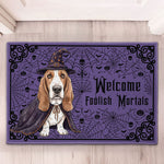 Custom-Pet-Portrait-Watercolor-Art-Spooky-Welcome-Halloween-Personalized-Doormat-2