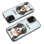 Custom-Pet-Portrait-Watercolor-Art-Striped-Pattern-Gift-For-Pet-Lovers-Personalized-Phone-Case-6