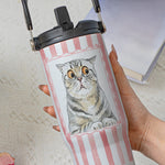 Custom-Pet-Portrait-Watercolor-Art-Striped-Pattern-Personalized-30oz-Tumbler-4