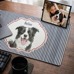 Custom-Pet-Portrait-Watercolor-Art-Striped-Pattern-Personalized-Desk-Mat-3