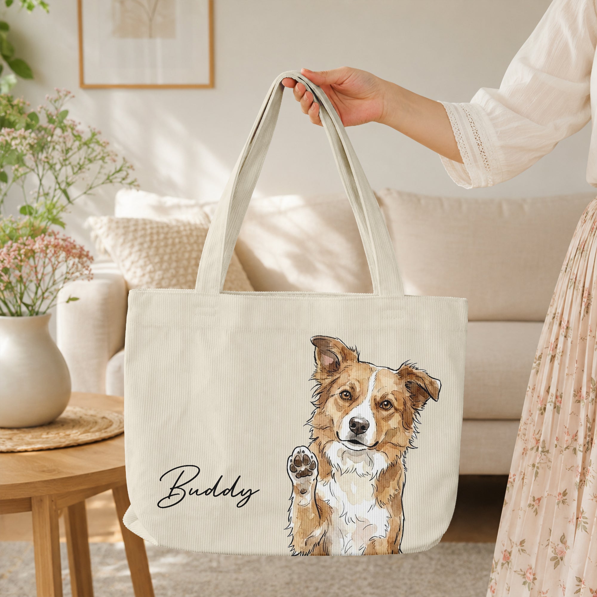 Custom-Pet-Portrait-Watercolor-Bag-Personalized-Tote-Bag-5