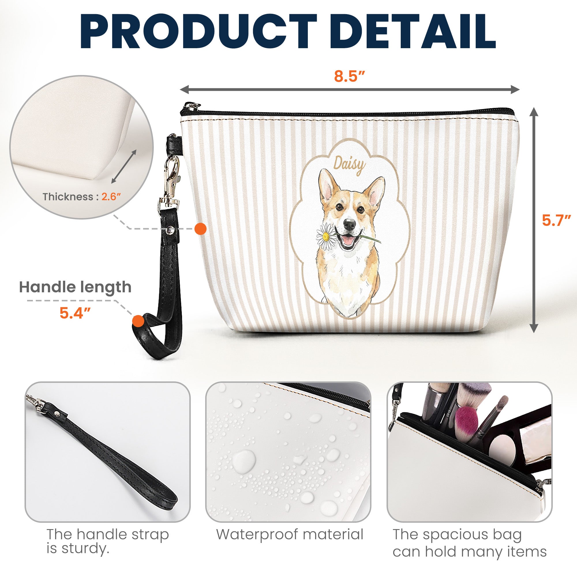 Custom-Pet-Portrait-Watercolor-Bag-Striped-Pattern-Personalized-Cosmetic-Bag-6