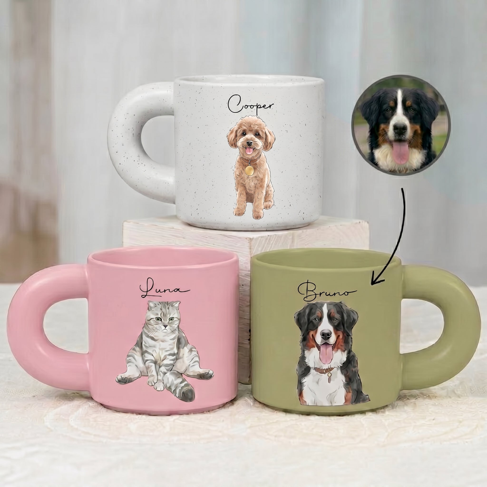 Custom-Pet-Portrait-Watercolor-Chunky-Mug-Gift-For-Pet-Lovers-Personalized-Mug1