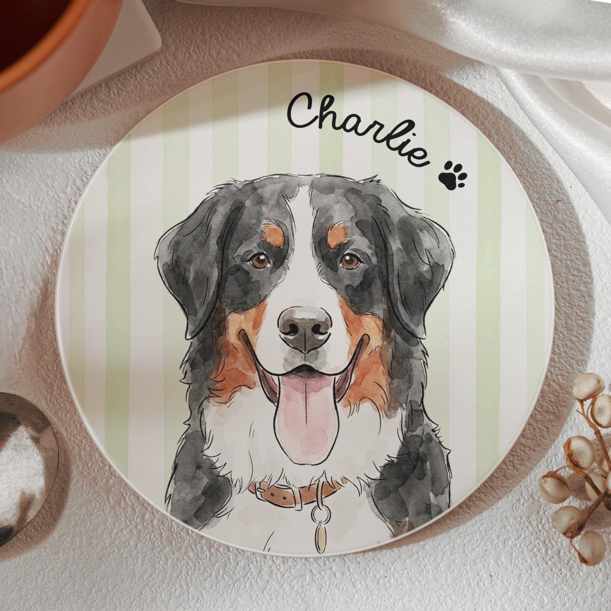 Custom-Pet-Portrait-Watercolor-Coaster-Set-For-Pet-Lovers-Family-Personalized-Coaster-2