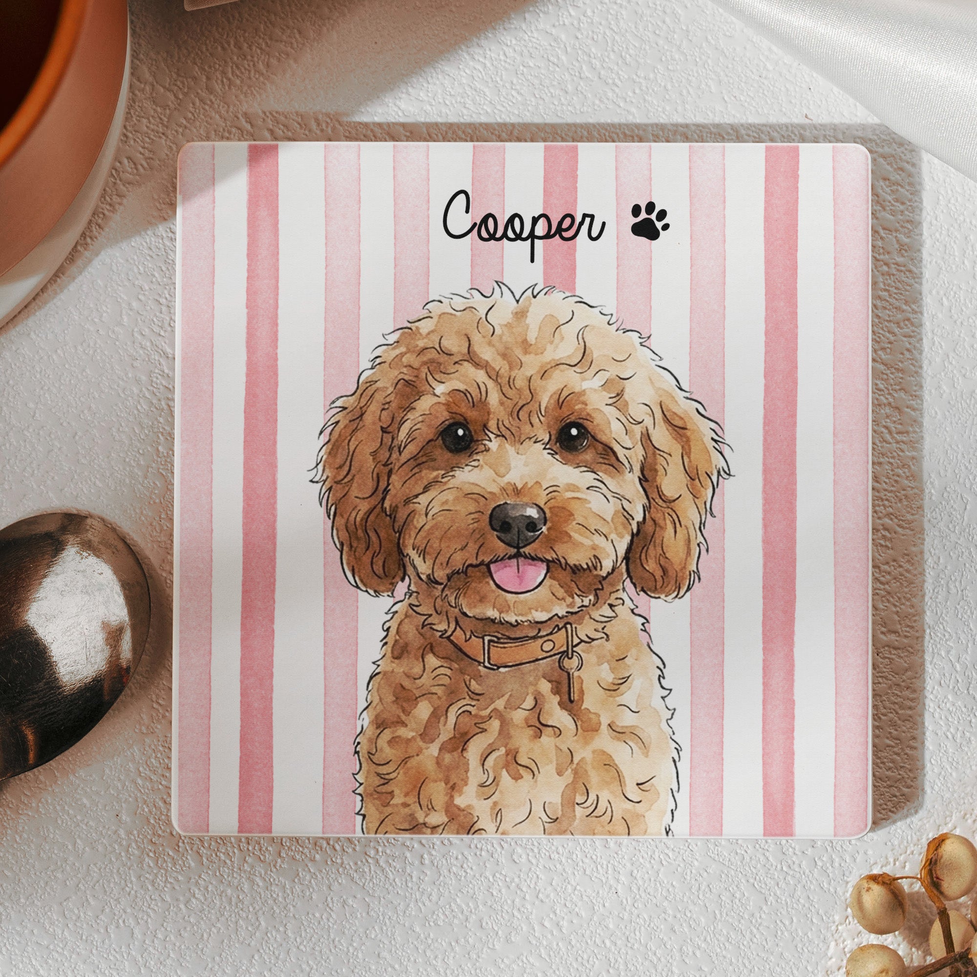 Custom-Pet-Portrait-Watercolor-Coaster-Set-For-Pet-Lovers-Family-Personalized-Coaster-3