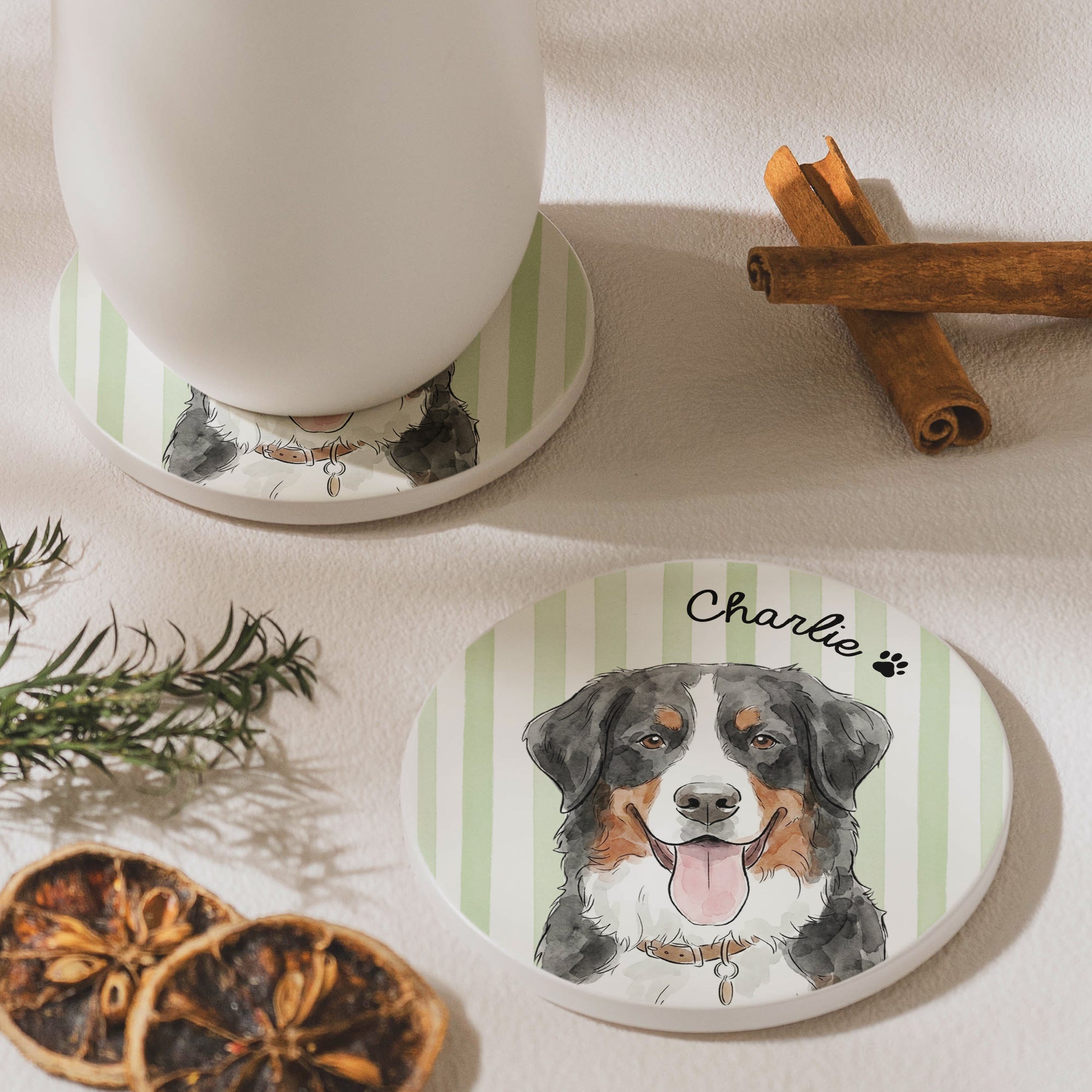 Custom-Pet-Portrait-Watercolor-Coaster-Set-For-Pet-Lovers-Family-Personalized-Coaster-4