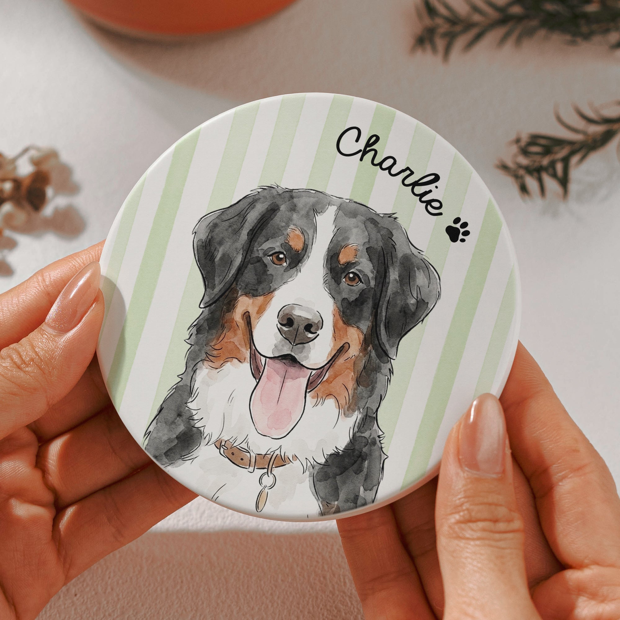 Custom-Pet-Portrait-Watercolor-Coaster-Set-For-Pet-Lovers-Family-Personalized-Coaster-6