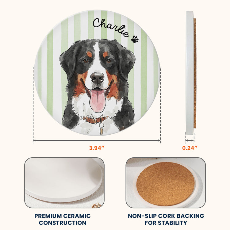 Custom-Pet-Portrait-Watercolor-Coaster-Set-For-Pet-Lovers-Family-Personalized-Coaster-8